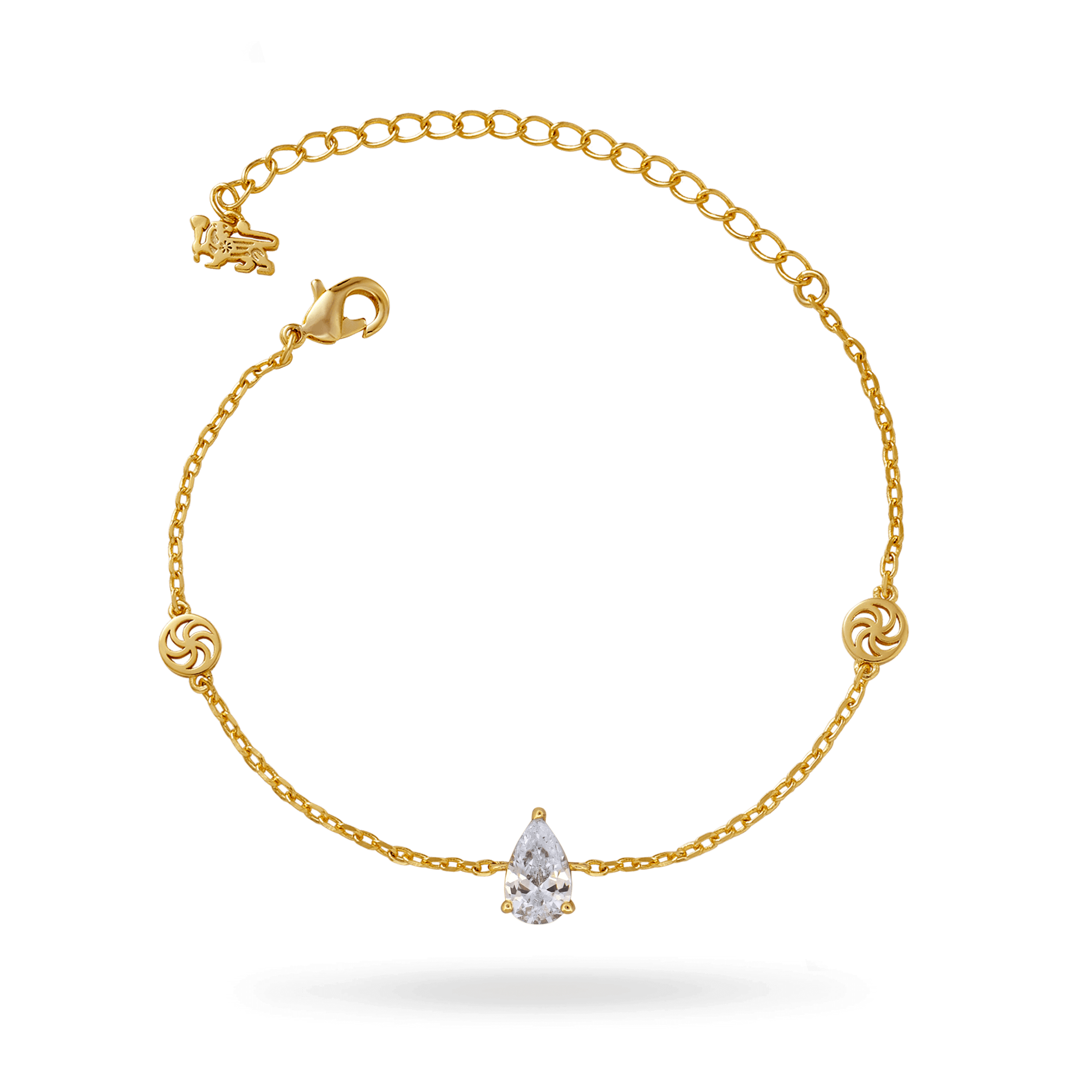 Perfect Pear Bracelet Necklaces IceLink-ATL 14K Gold Plated  